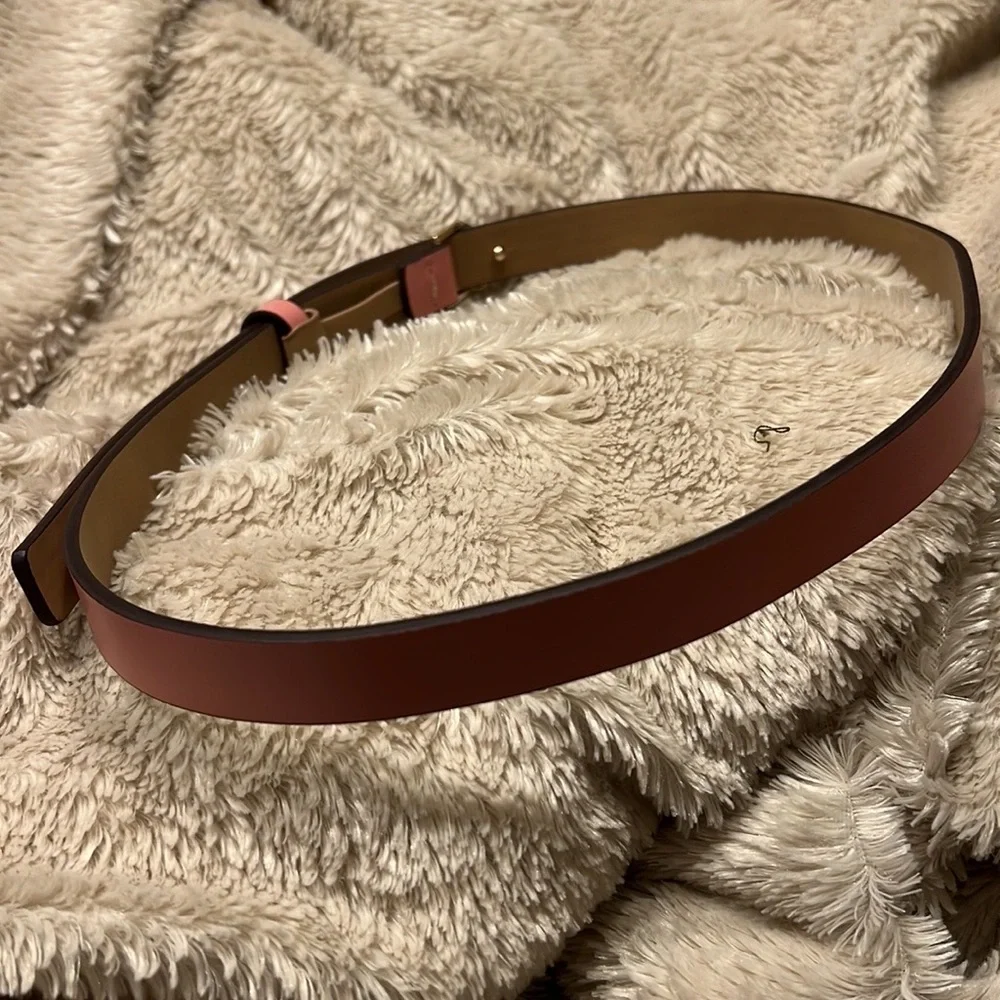 KATE SPADE ♠️ Pink Sugar Spade Thin Belt - Picture 8 of 9